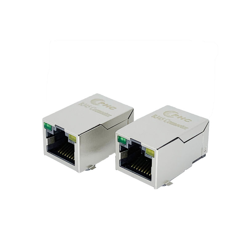 Through Hole Mounting RJ45 Modular Jack with 9.7mm Width and 8 Cores for Stable Networking